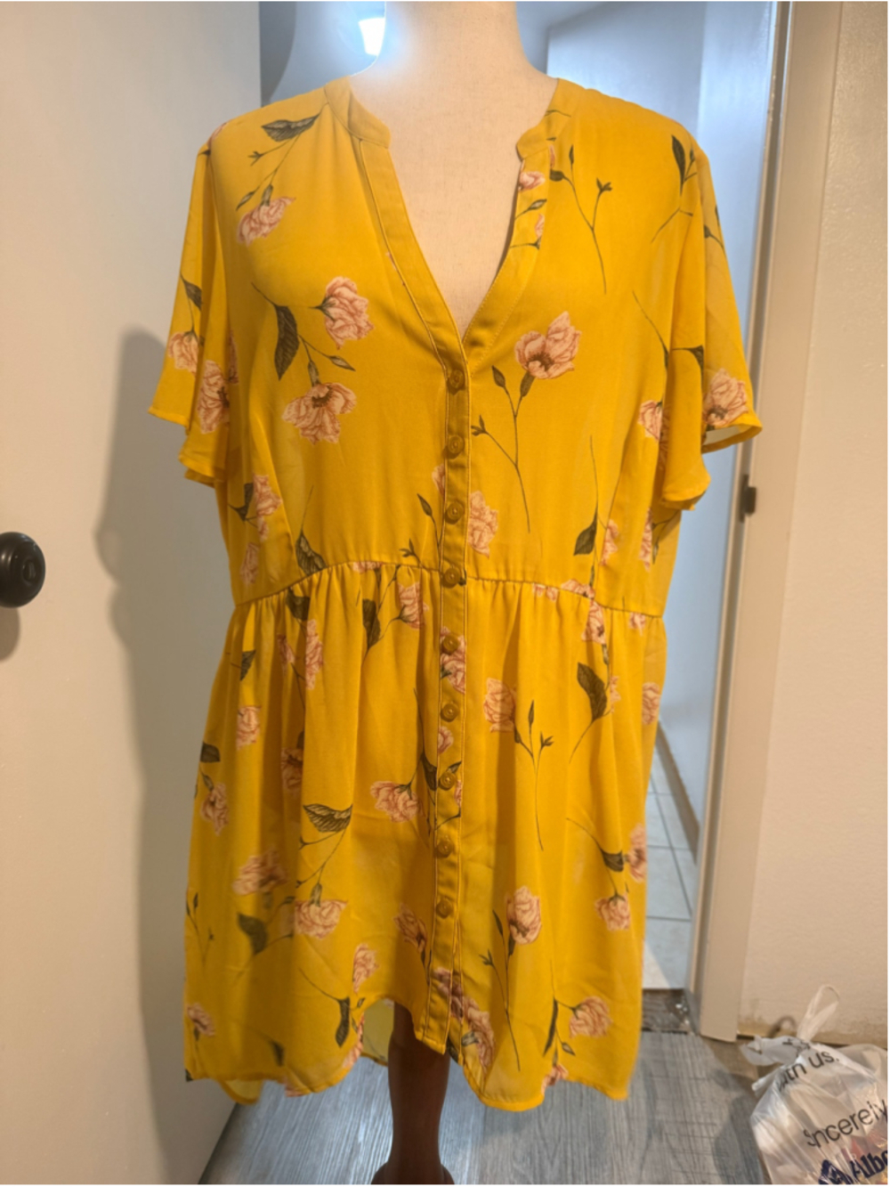 Torrid Lexi babydoll chiffon hi lo tunic torrid-size 1
